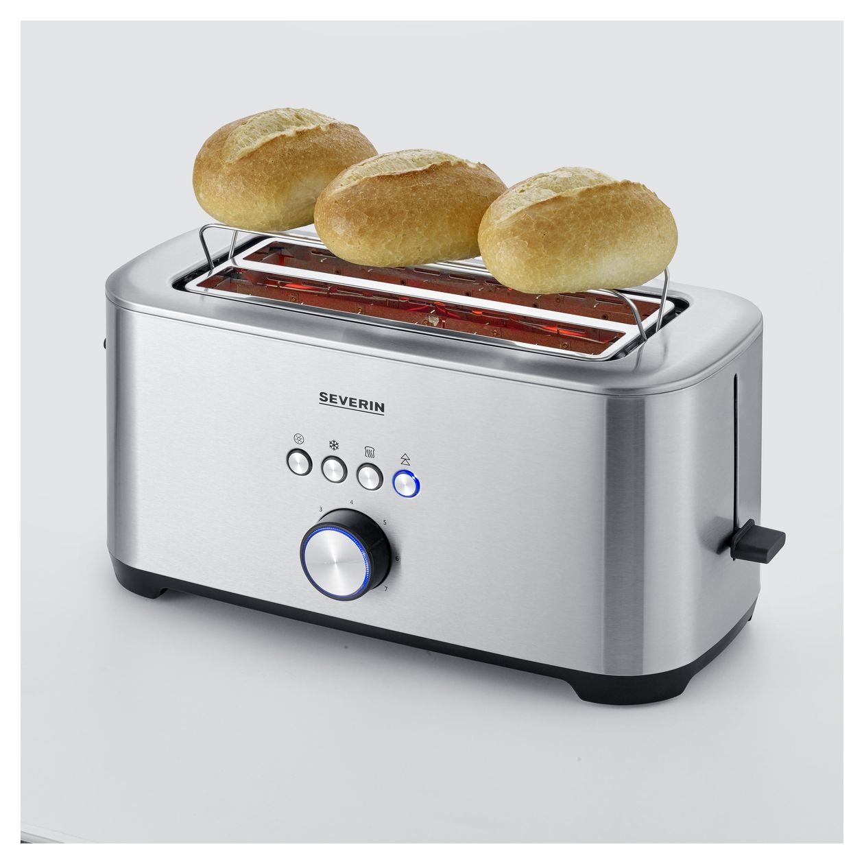 AT2621 Toaster 1400 W 4 Scheibe(n) 7 Stufen  (Schwarz, Edelstahl) 