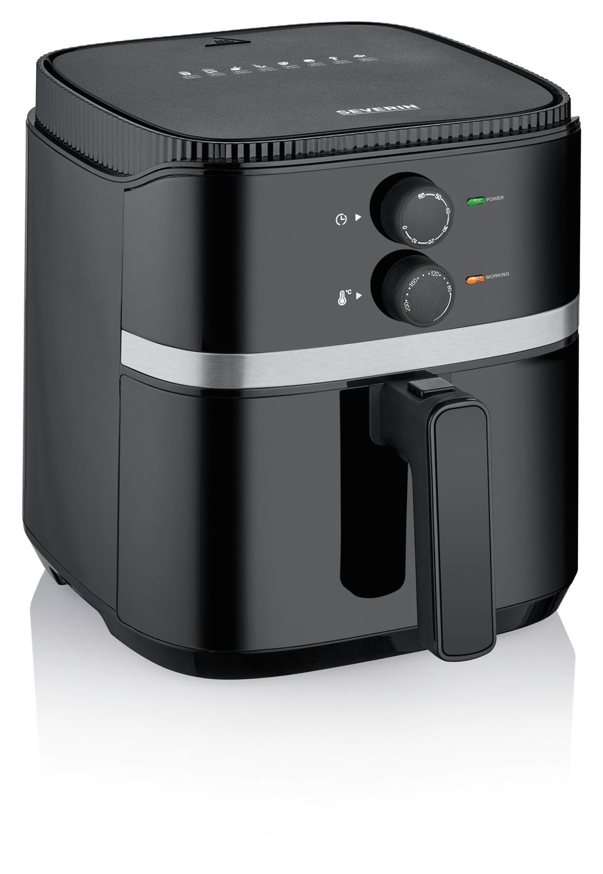 FR2452 Heißluftfritteuse 4,3 l 1500 W  (Schwarz, Silber) 