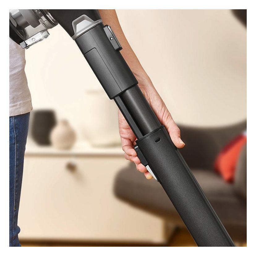 HV7155 Handstaubsauger Beutellos bis 40 min Laufzeit 21,6 V  (Schwarz, Silber) 