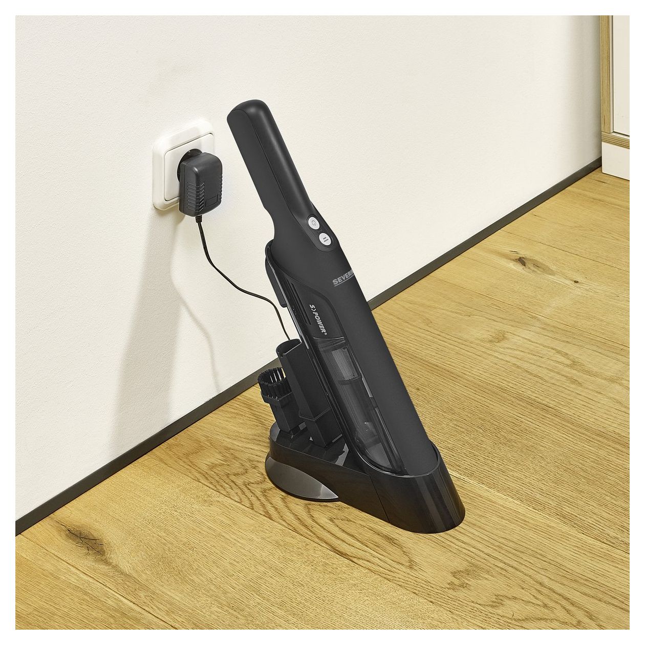 HV9589 Handstaubsauger Beutellos bis 30 min Laufzeit 11,1 V HEPA  (Schwarz) 
