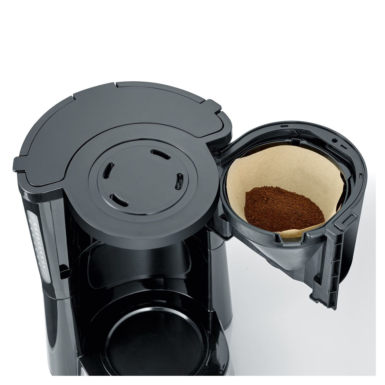 KA4815 10 Tassen Filterkaffeemaschine  (Schwarz) 