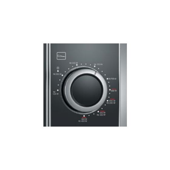 MW7771 Standgeräte Solo 700 W Größe: klein 9 Stufen Grill  (Schwarz, Silber) 