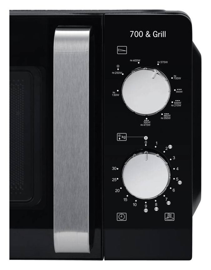 MW7781 Standgeräte Solo 700 W Größe: klein 9 Stufen Grill  (Schwarz) 