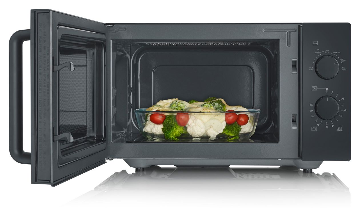 MW7789 Freistehende Mikrowelle 800 W Größe: mittel 6 Stufen  (Schwarz) 