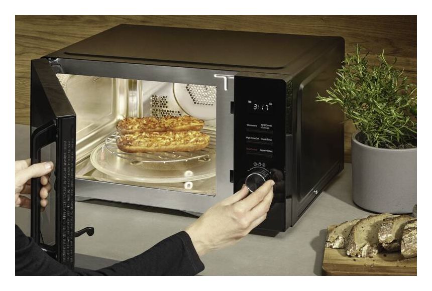 MW7798 Freistehende Mikrowelle 900 W Größe: mittel 5 Stufen Grill  (Schwarz) 