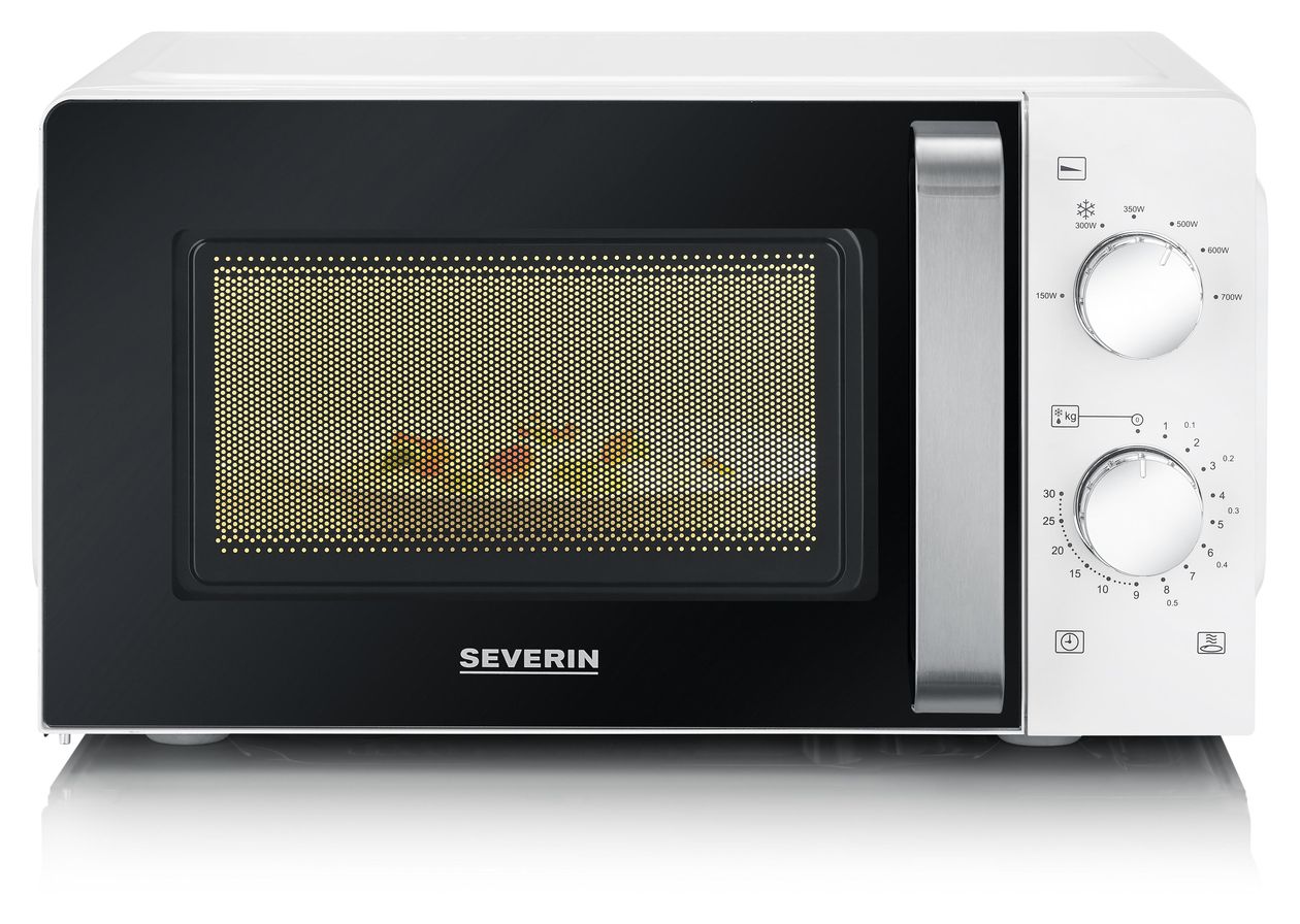 MW7885 Freistehende Mikrowelle 700 W Größe: klein 6 Stufen  (Schwarz, Weiß) 
