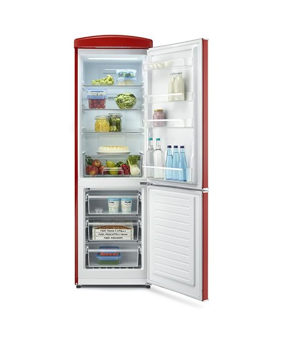 RKG8997 225 l / 90 l Kühl-Gefrierkombi freistehend NoFrost 240 kWh Jahr  (Rot) 