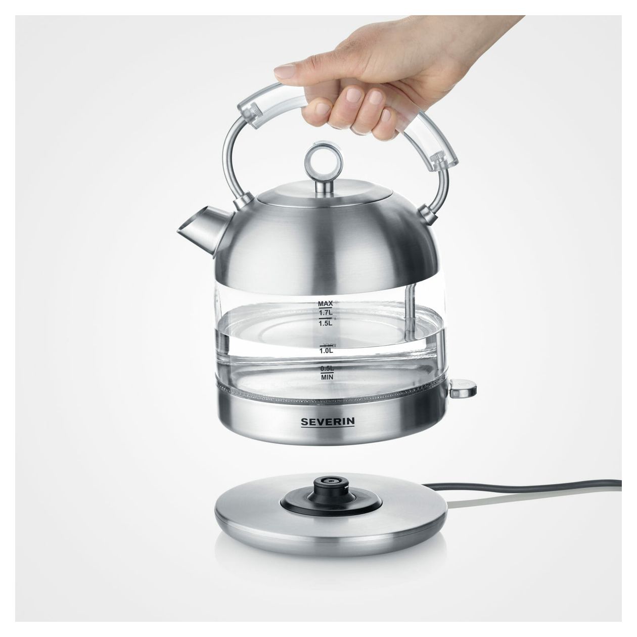 WK3459 1,7 l Wasserkocher 2400 W  (Edelstahl) 