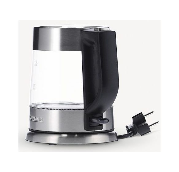 WK3468 1,0 l Wasserkocher 2200 W (Schwarz, Edelstahl, Transparent) 