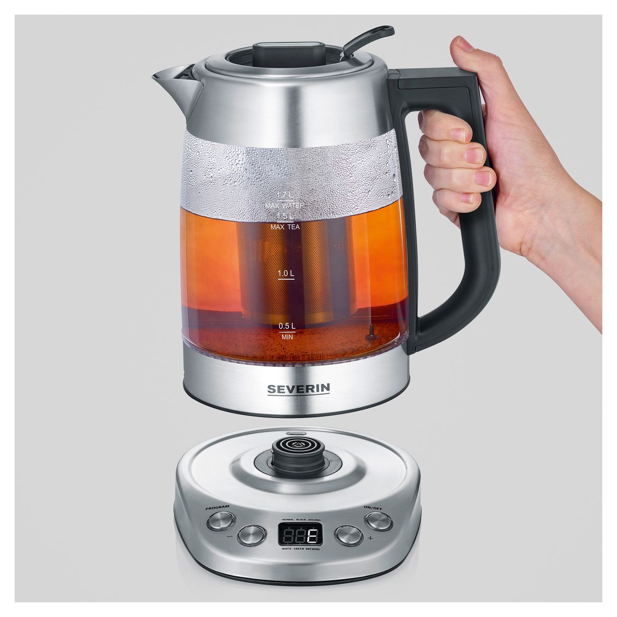 WK3480 1,7 l Wasserkocher 3000 W  (Weiß) 