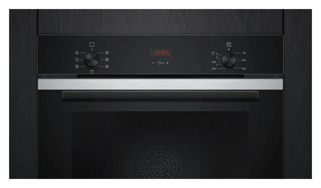 EQ314IV0SZ (HB213ABS3 + ED851BS16E) Backofen-Set groß mit autarkem 80 cm Induktions Kochfeld 