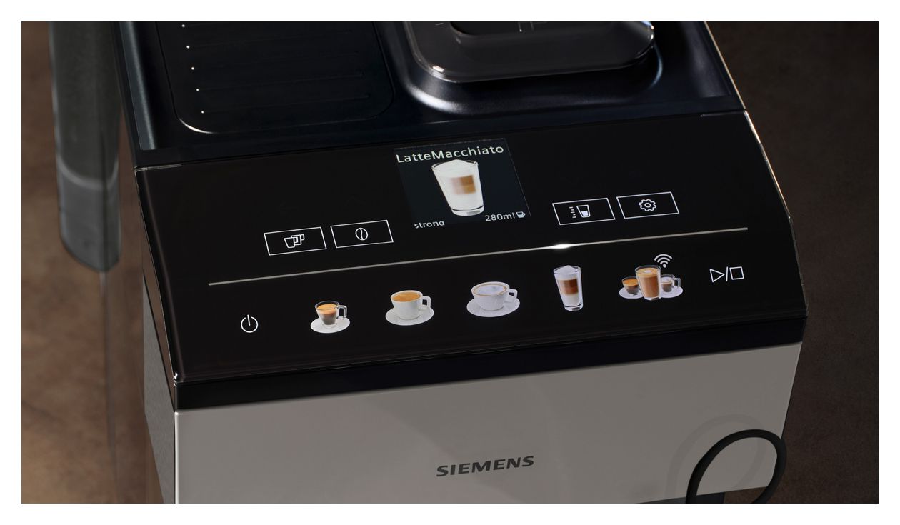 EQ500 TP516DX3 Kaffeevollautomat 15 bar 1,9 l  (Schwarz, Edelstahl) 