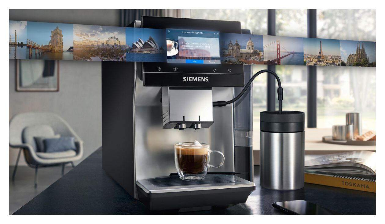 EQ700 TP715D01 Kaffeevollautomat 19 bar 2,4 l 320 g  (Grau) 