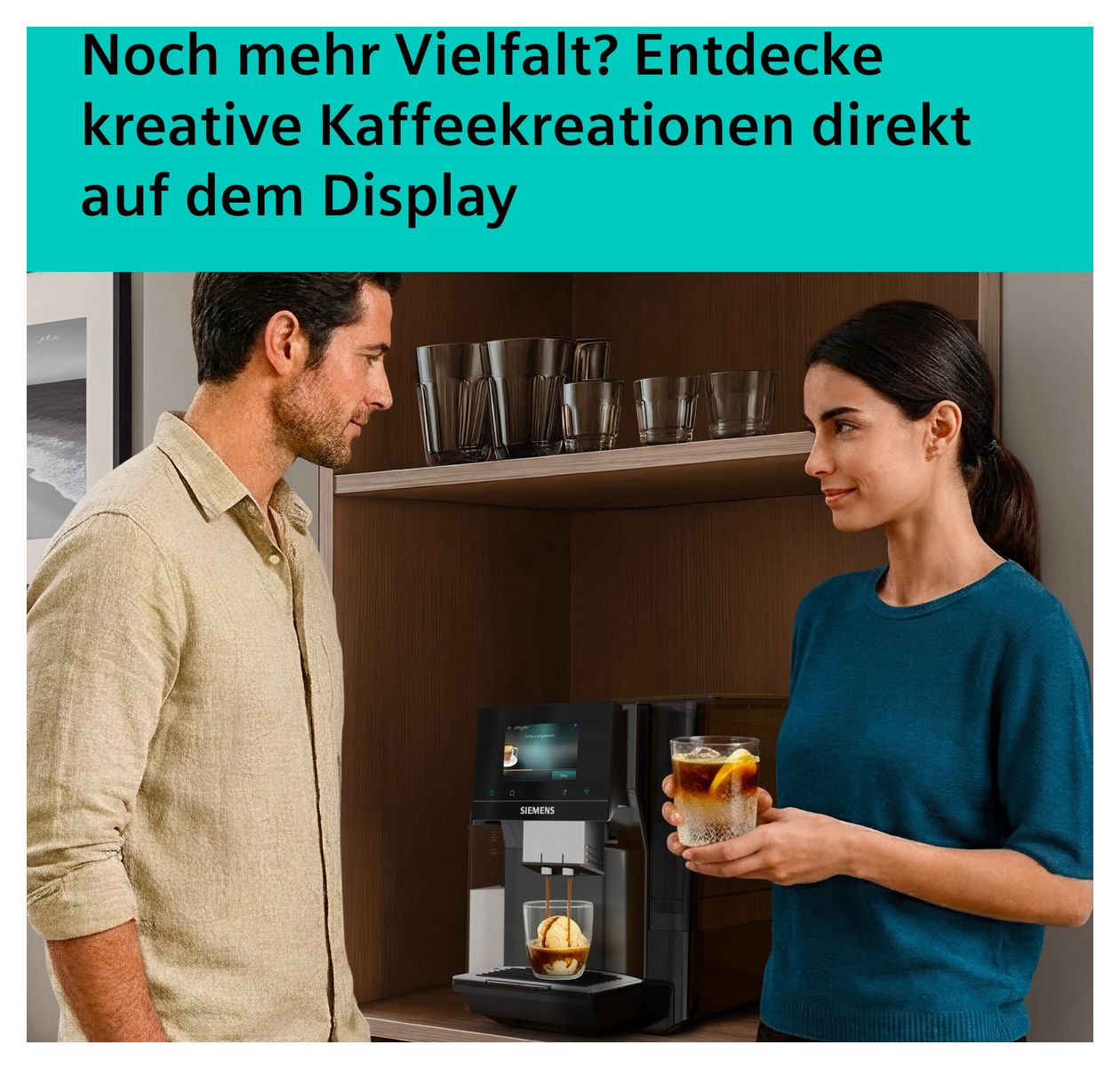 EQ700 TQ725E03 iAroma Kaffeevollautomat 19 bar 2,4 l 320 g  (Schwarz) 