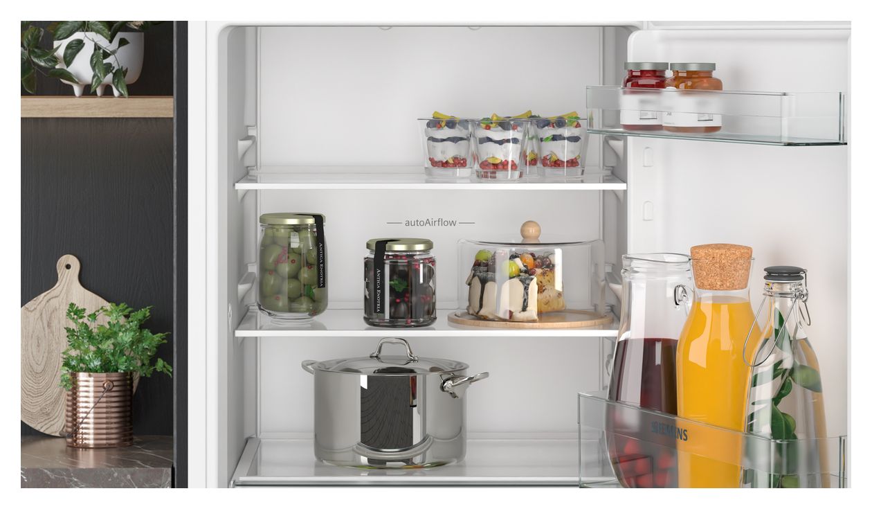 iQ100 KI21RNSE0 Schlepptür 136 l 88 cm Einbaukühlschrank EEK: E 92 kWh Jahr 