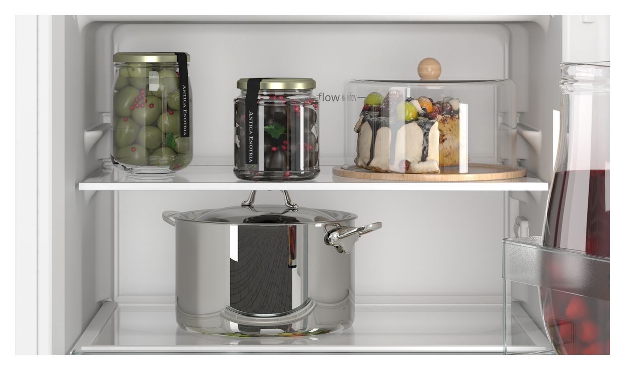 iQ100 KI22LNSE0 Schlepptür 104 l 88 cm Einbaukühlschrank EEK: E 144 kWh Jahr 