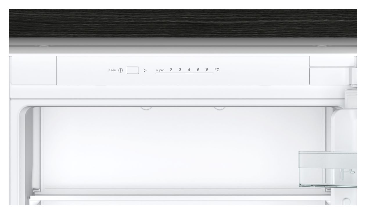 iQ100 KI87VNSE0 Schlepptür 200 l / 70 l Einbau Kühl-/Gefrierkombination 216 kWh NoFrost 