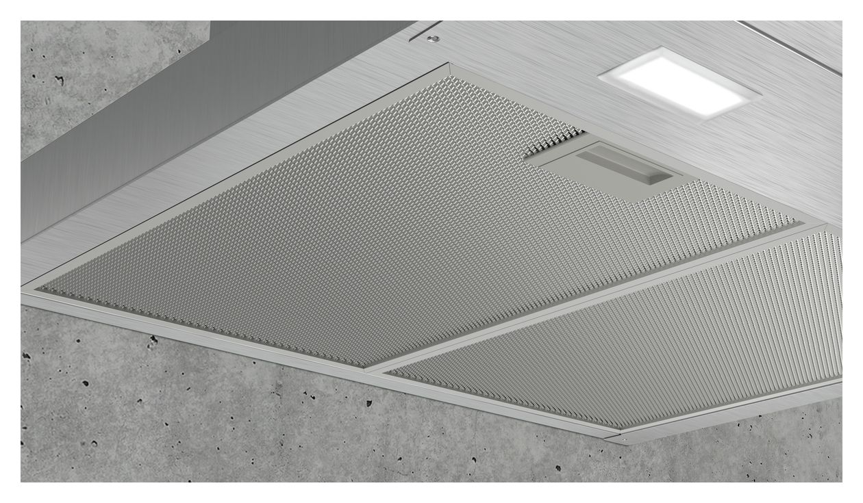iQ100 LC64BBC50 Abluft Dunstabzugshaube/Esse Wand 60 cm (Edelstahl) 