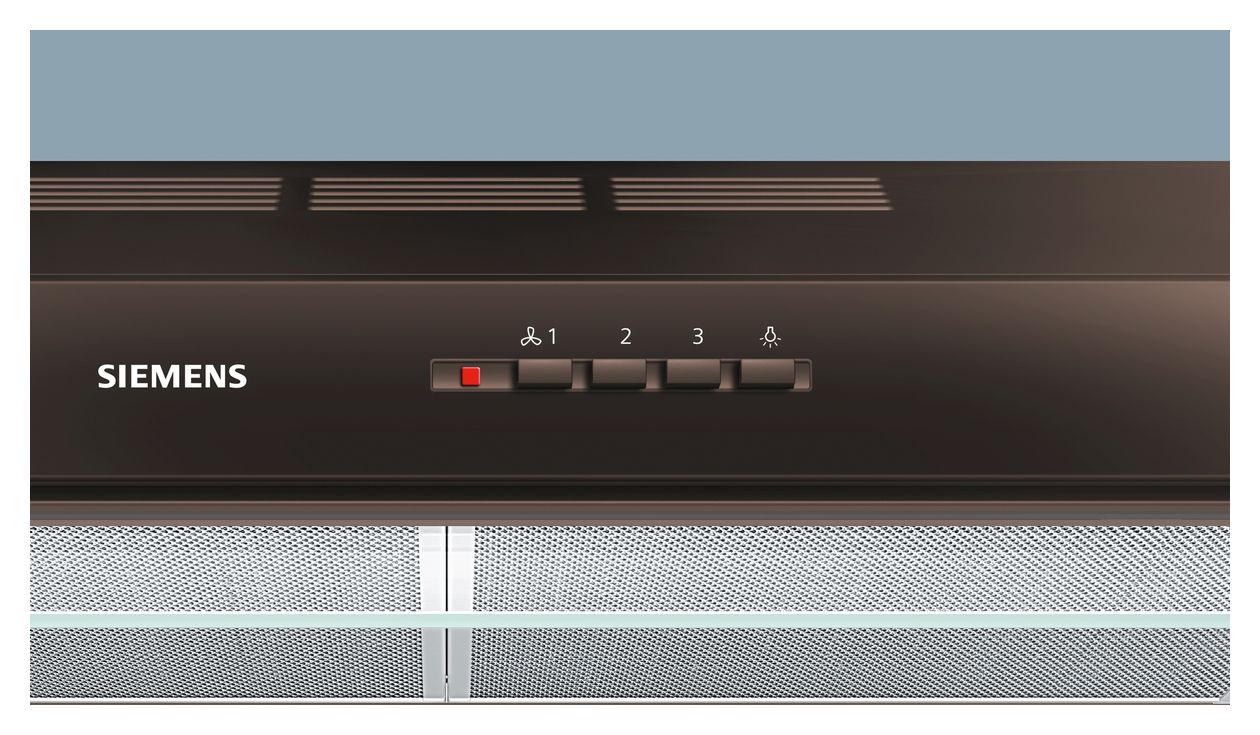 iQ100 LU63LCC40 Abluft/Umluft Dunstabzugshaube/Esse Unterbau 60 cm (Braun) 
