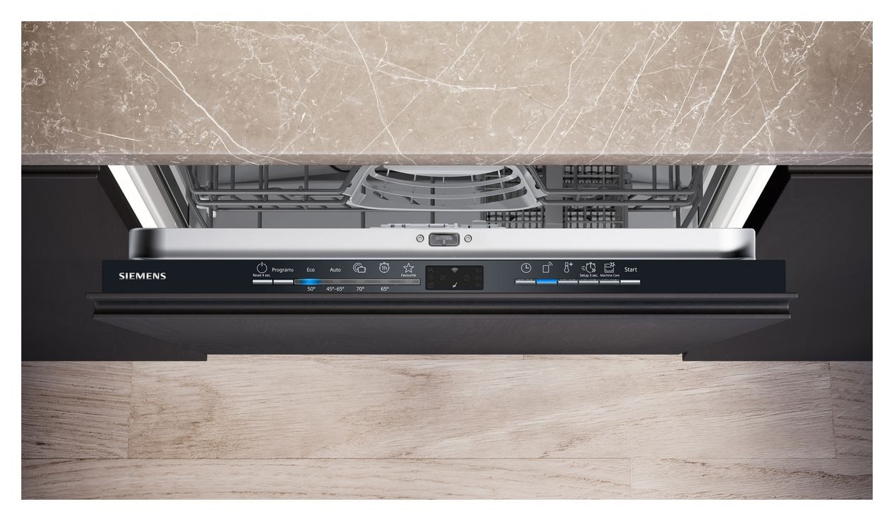 iQ100 SN61HX01TE 60 cm Geschirrspüler vollintegriert (ohne Front) Leise 13 Maßgedecke aquaStop Funktion Wärmetauscher 