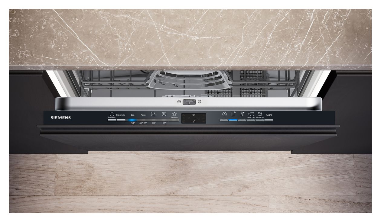 iQ100 SX61IX14TE 60 cm Geschirrspüler vollintegriert (ohne Front) Leise 13 Maßgedecke aquaStop Funktion 