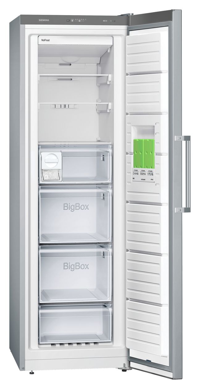 iQ300 GS36NGIEV 242 l Gefrierschrank 234 kWh Jahr NoFrost  (Satinierter Stahl) 
