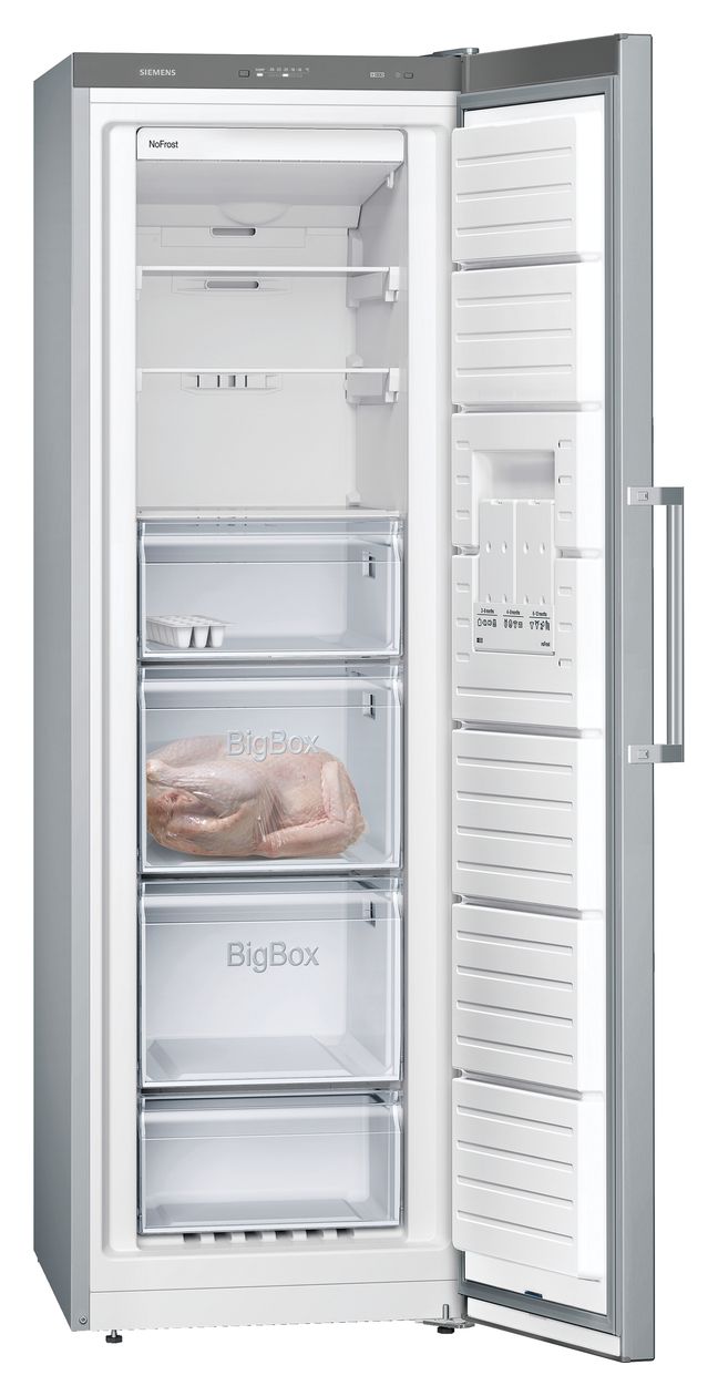 iQ300 GS36NVIEP 242 l Gefrierschrank 234 kWh Jahr NoFrost  (Edelstahl) 