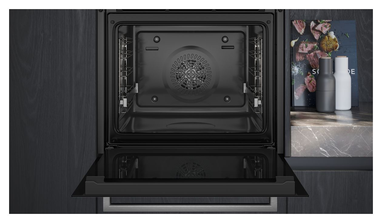iQ300 HB314G0S3 Einbaubackofen groß AutoClean 