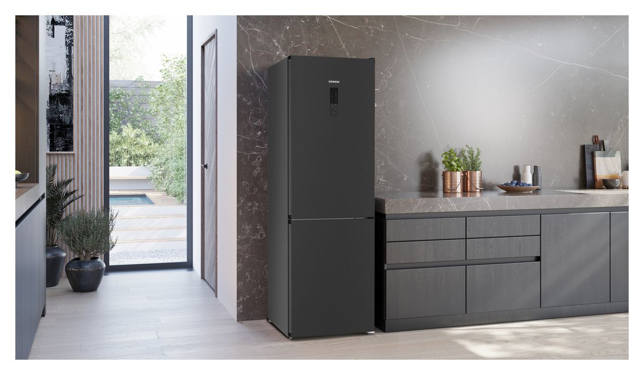iQ300 KG36NXXBF 218 l / 103 l Kühl-Gefrierkombi freistehend 127 kWh Jahr  (Edelstahl) 