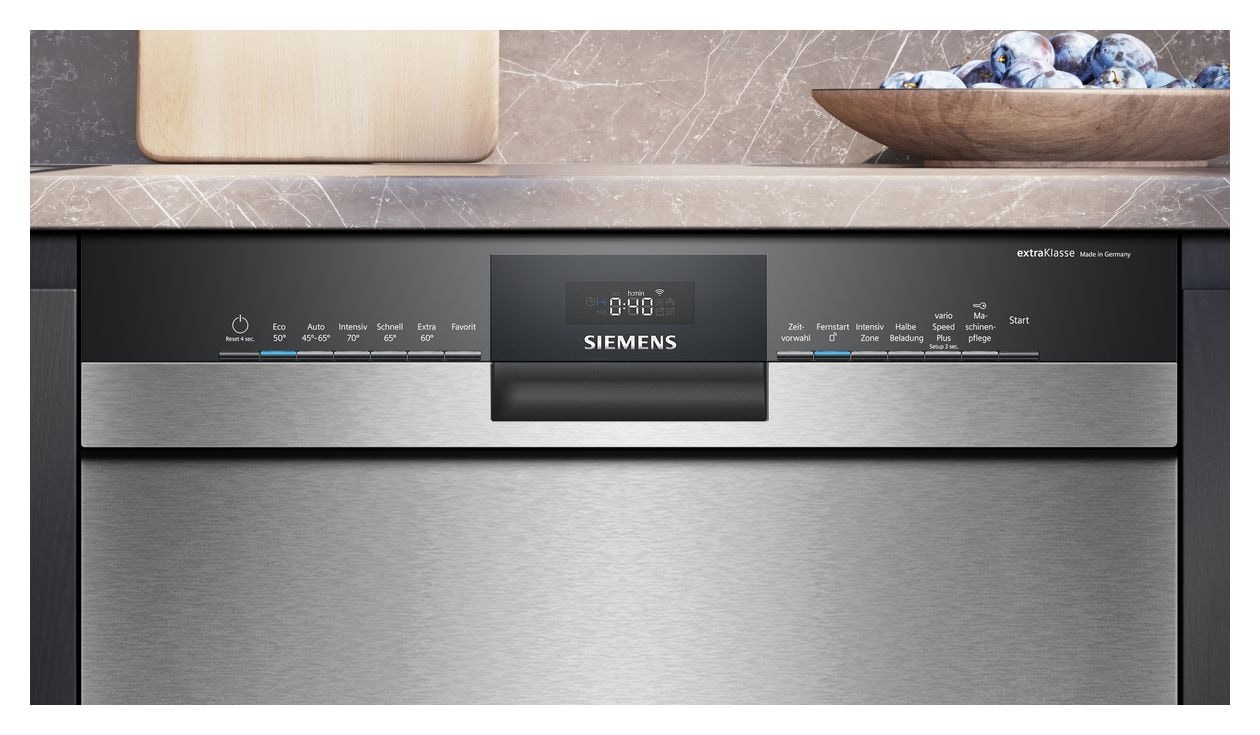 iQ300 SN43HS03BD 60 cm Geschirrspüler unterbaufähig Sehr leise 13 Maßgedecke aquaStop Funktion Wärmetauscher 