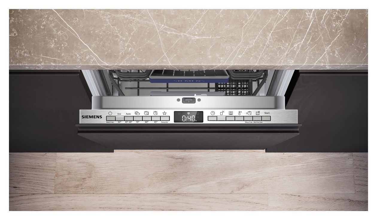 iQ300 SR63EX25KE 45 cm Geschirrspüler vollintegriert (ohne Front) Leise 10 Maßgedecke aquaStop Funktion Wärmetauscher 