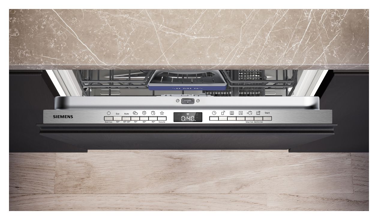 iQ300 SX63EX04TE 60 cm Geschirrspüler vollintegriert (ohne Front) Leise 13 Maßgedecke aquaStop Funktion Wärmetauscher 