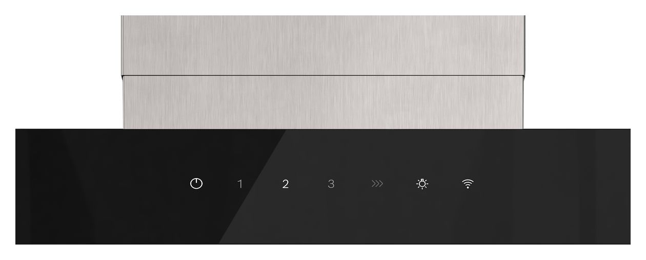 iQ500 LC67BDN30 Abluft/Umluft Dunstabzugshaube/Esse Wand 60 cm (Schwarz, Edelstahl) 