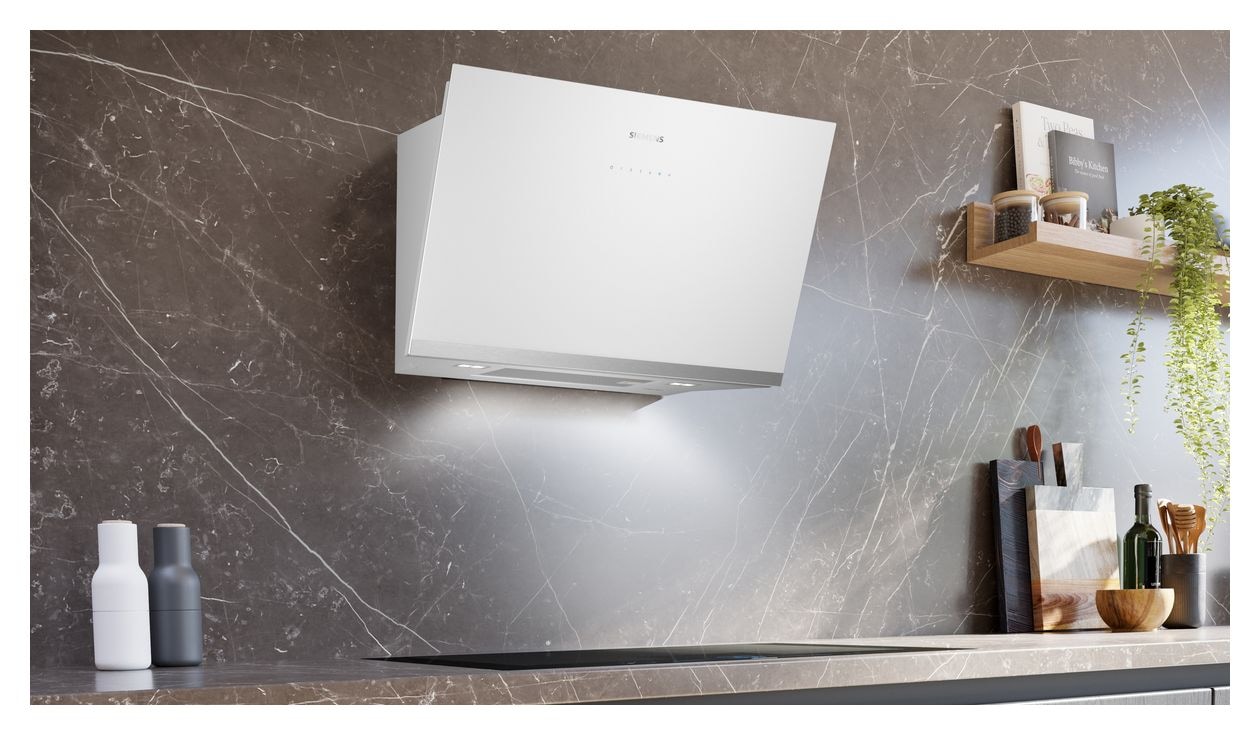 iQ500 LC81KAN20 Abluft/Umluft Dunstabzugshaube/Esse Wand 80 cm (Weiß) 