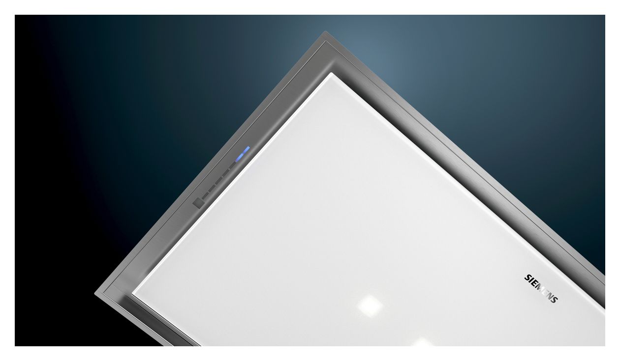 iQ500 LR97CBS20 Abluft/Umluft Dunstabzugshaube/Esse Decke 90 cm (Schwarz, Weiß) 