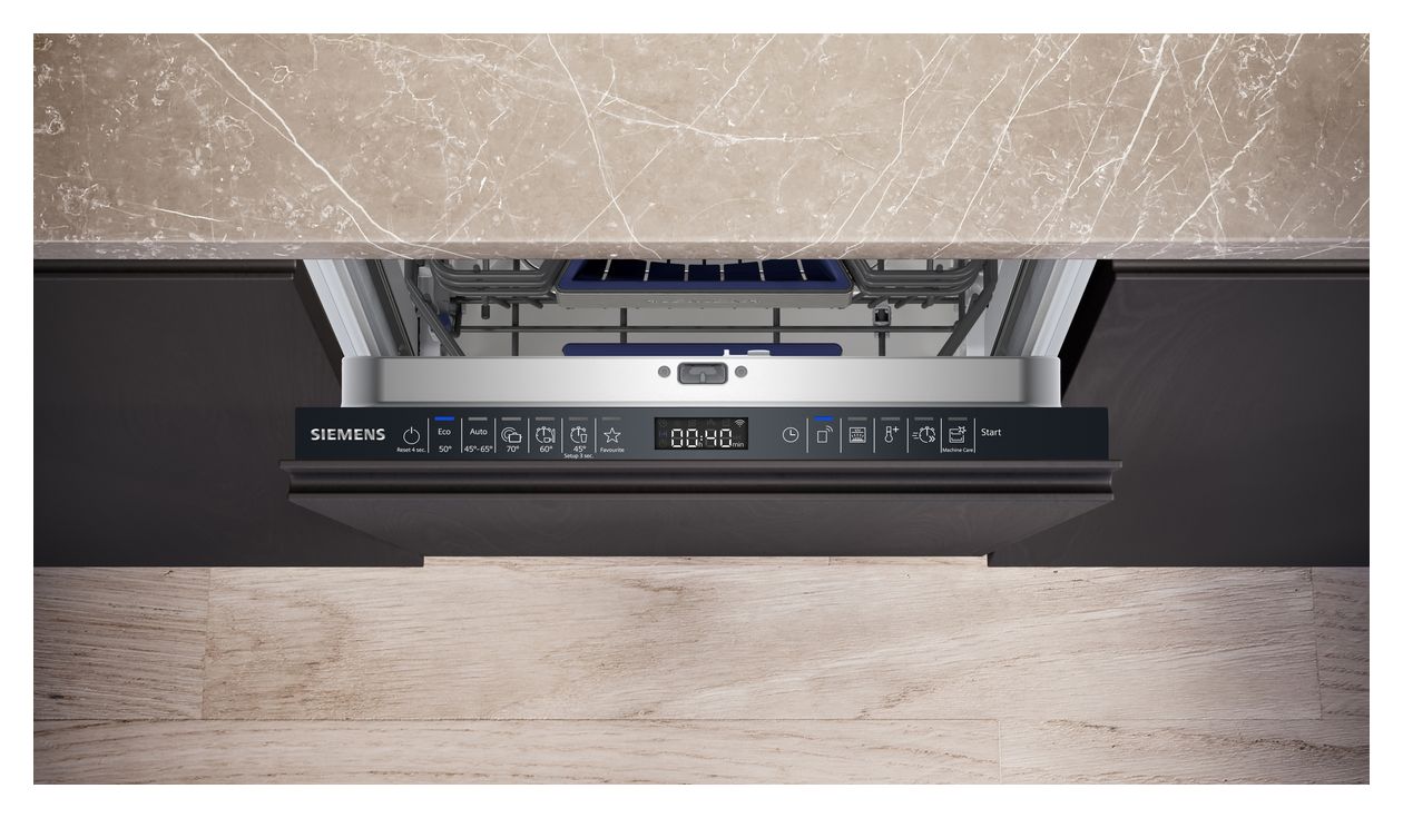 iQ500 SR65EX09ME 45 cm Geschirrspüler vollintegriert (ohne Front) Leise 10 Maßgedecke aquaStop Funktion Wärmetauscher 