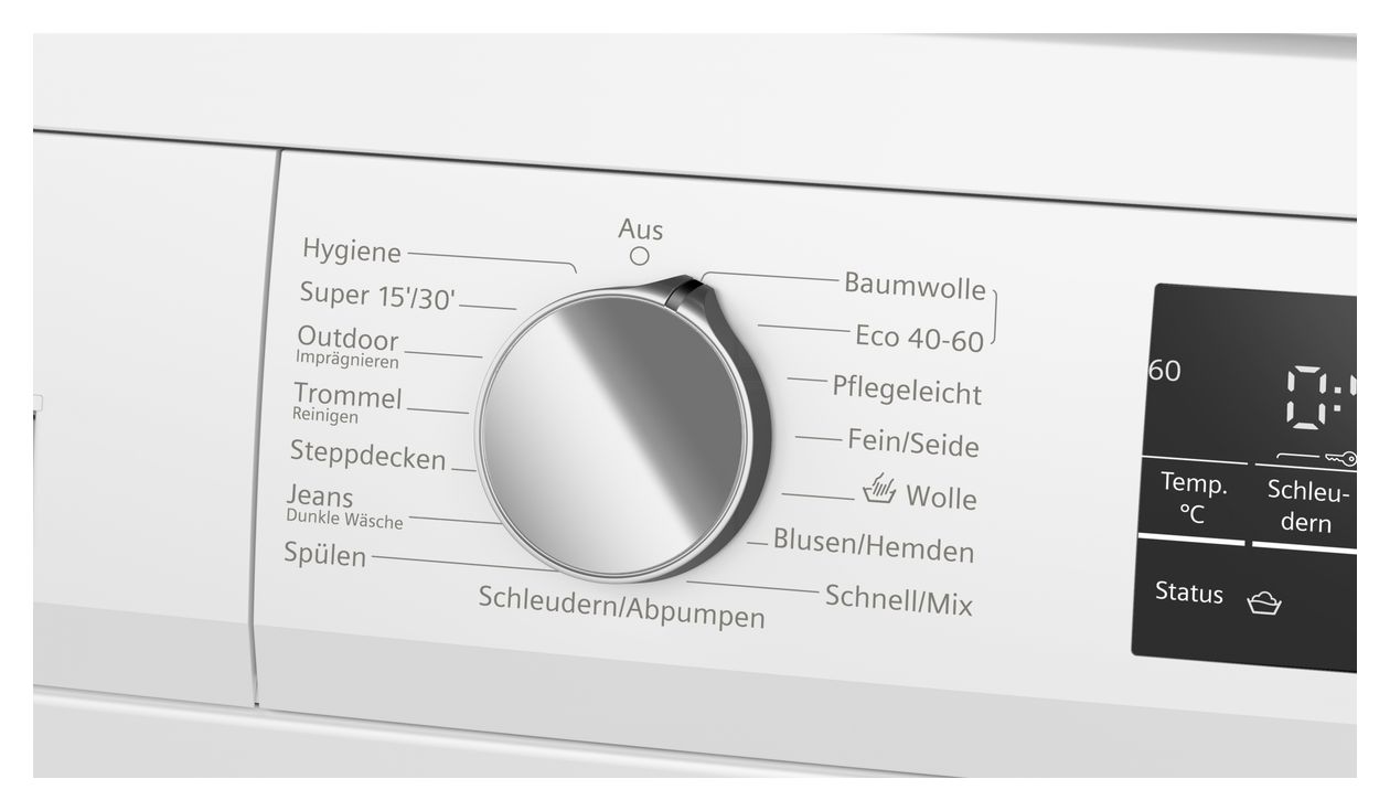 iQ500 WU14UT92 9 kg Frontlader Waschmaschine 1400 U/min aquaStop Funktion 