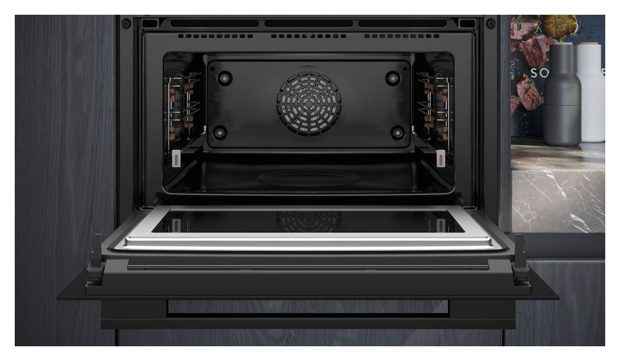 iQ700 CM724G1B1 Einbaubackofen kompakt AutoClean Mikrowelle 