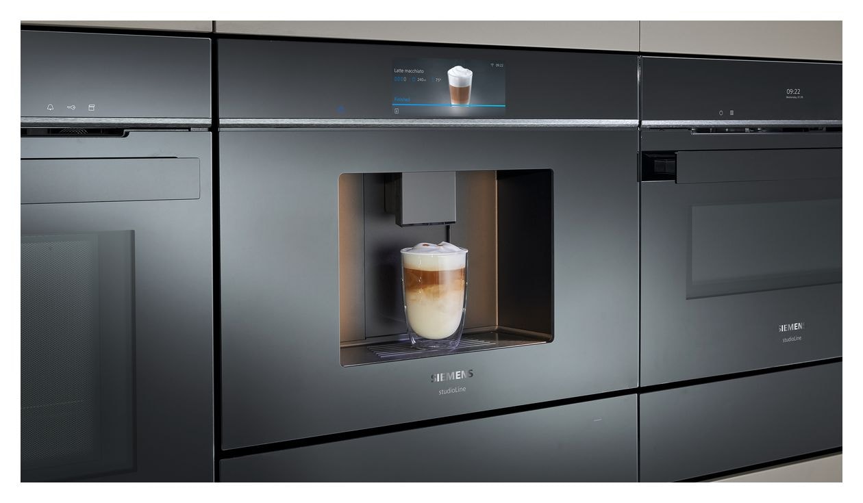 iQ700 CT918L1B0 Einbau Kaffeevollautomat 19 bar 2,4 l 400 g AutoClean (Schwarz) 