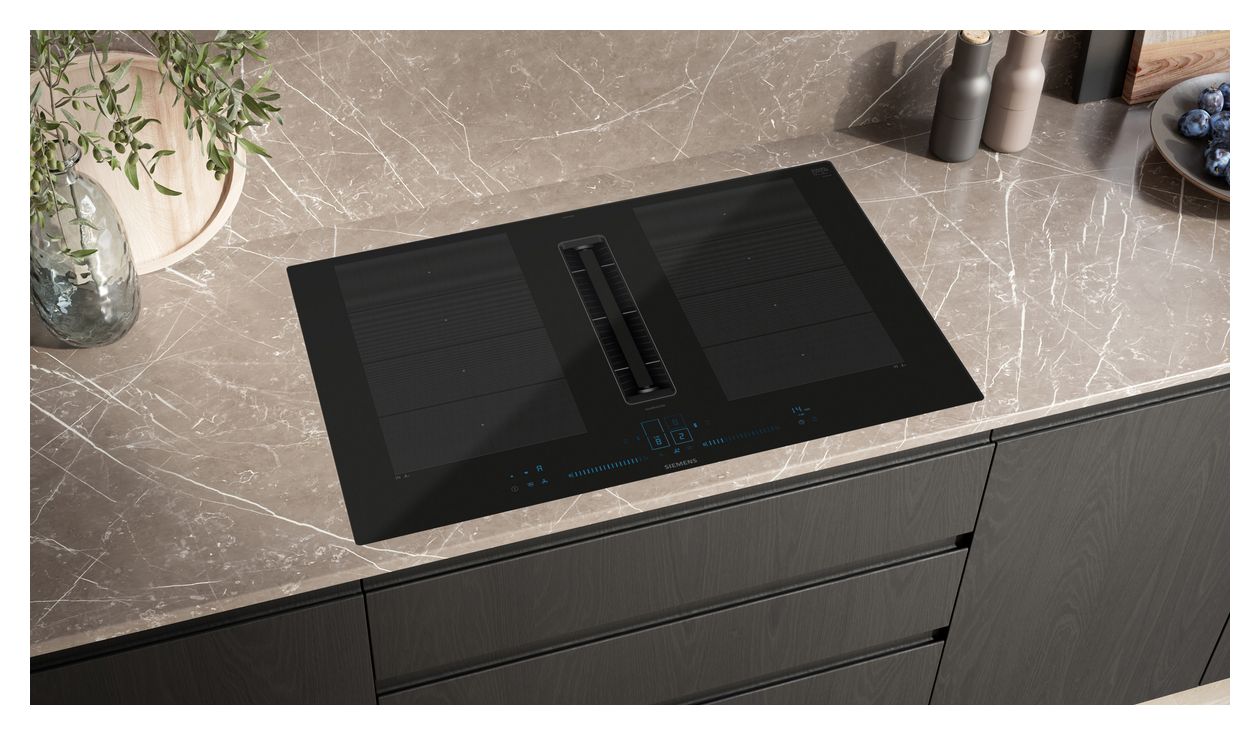 iQ700 EX800NX68E autarkes 80 cm Induktionskochfeld 4 Kochzonen mit integriertem Dunstabzug 