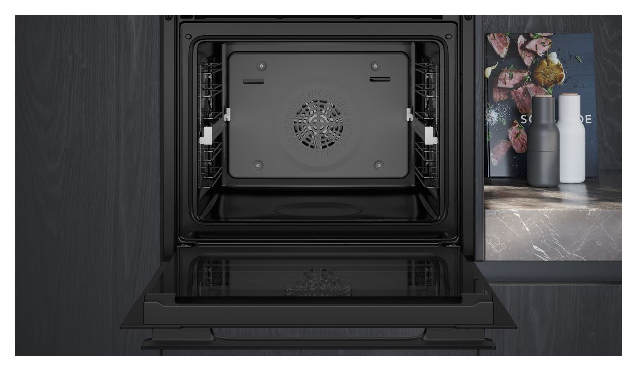 iQ700 HB934GBB1 Einbaubackofen groß AutoClean (Edelstahl, Schwarz) 