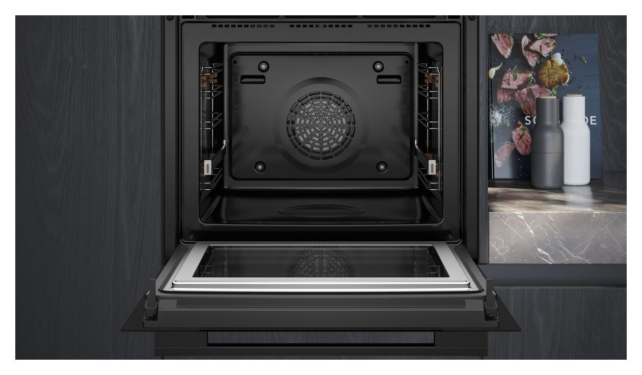 iQ700 HM776GKB1 Einbaubackofen groß AutoClean Mikrowelle 