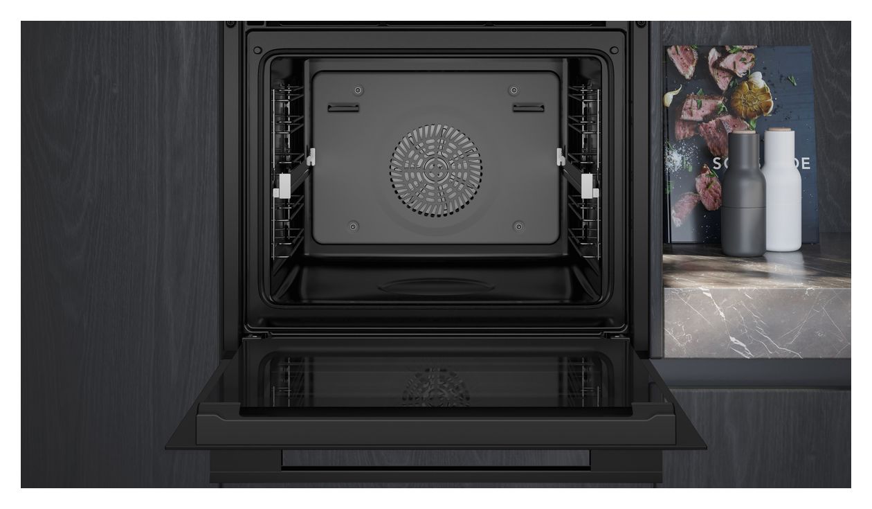 iQ700 HS736GDB1 Einbaubackofen groß Dampfgaren AutoClean 