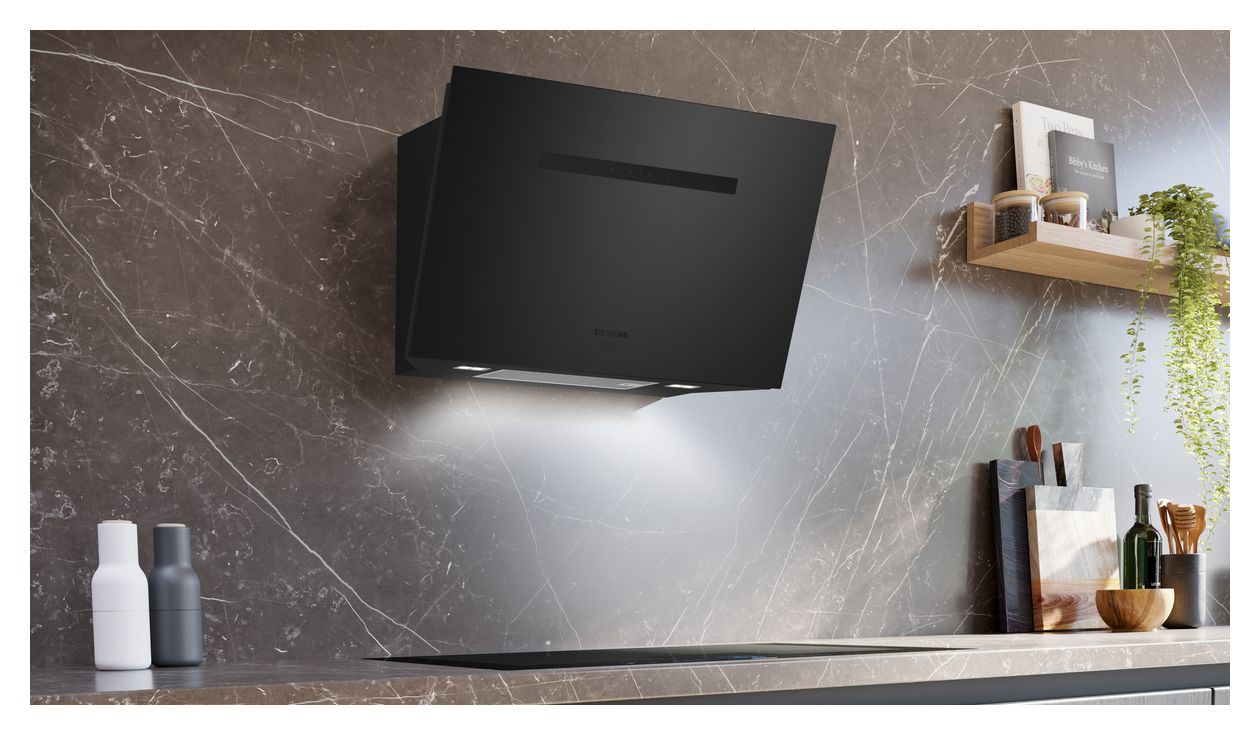 iQ700 LC81KANB5 Dunstabzugshaube Wand 80 cm Abluft/Umluft (Mattschwarz) 