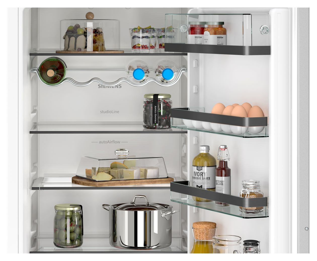 iQ500 KI96NSDC0 215 l Kühlteil 75 l Gefrierteil 194 cm Einbau Kühl-/Gefrierkombination NoFrost 