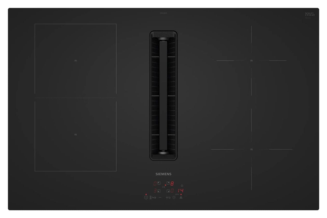 PQ31A8BMAT (HB271ABB3 + ED81ABS16E) Backofen-Set groß AutoClean activeClean mit autarkem 80 cm Induktions Kochfeld 