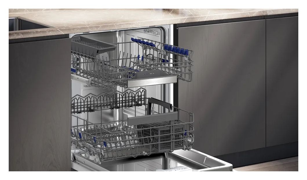 SN53HSS3BD (SN53HS03BD + SZ36DX04) 60 cm Geschirrspüler freistehend Sehr leise 13 Maßgedecke aquaStop Funktion Wärmetauscher 