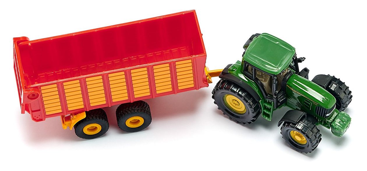 Claas mit Silagewagen 
