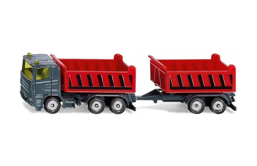 LKW mit Kippmulde und Kippanhänger 