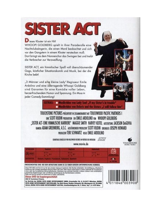 Sister Act 1 - Eine himmlische Karriere (DVD) 